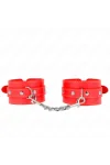 Dünne Handgelenksfesseln Rot verstellbar 21-33 cm von Kink Wrist Restraint