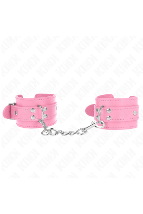 Einfache Handgelenksfesseln Rosa Verstellbar 20-23 cm X 5,5 cm von Kink Wrist Restraint kaufen | Fesselliebe