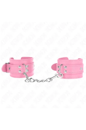 Einfache Handgelenksfesseln Rosa verstellbar 20-23 cm X 5,5 cm von Kink Wrist Restraint