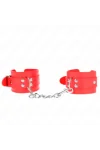 Einfache Handgelenksfesseln Rot verstellbar 20-23 cm X 5,5 cm von Kink Wrist Restraint