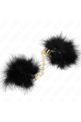 Federhandmanschetten mit Goldkette Modell 0 von Kink Wrist Restraint kaufen | Fesselliebe