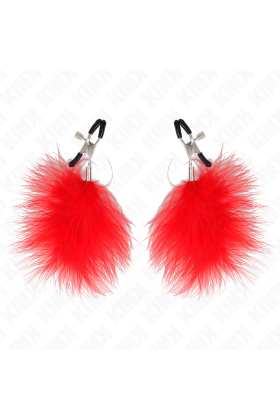 Federnippenklemme Rot 7 cm von Kink Nipple Grip kaufen | Fesselliebe