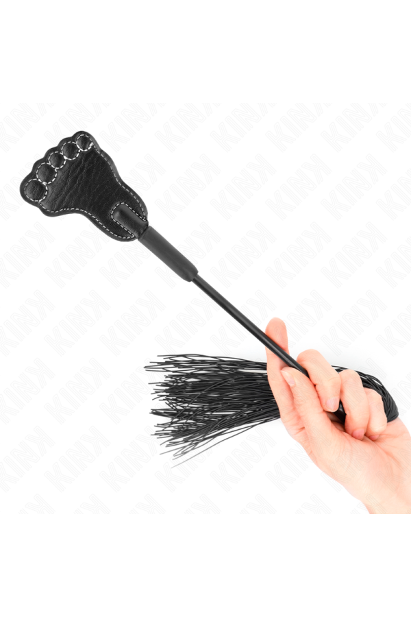 Fußförmige Paddel mit Quastenpeitsche 31 cm von Kink Impact & Touch kaufen | Fesselliebe