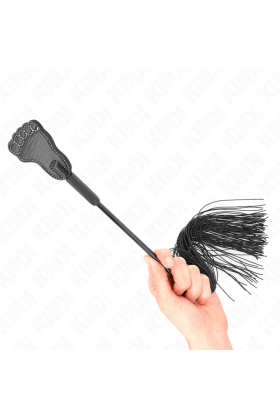 Fußförmige Paddel mit Quastenpeitsche 31 cm von Kink Impact & Touch kaufen | Fesselliebe