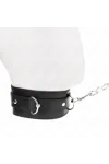 Halsband mit Gürtel 65 cm mit Riemen Schwarz 54 X 4,5 cm von Kink Collar & Gag