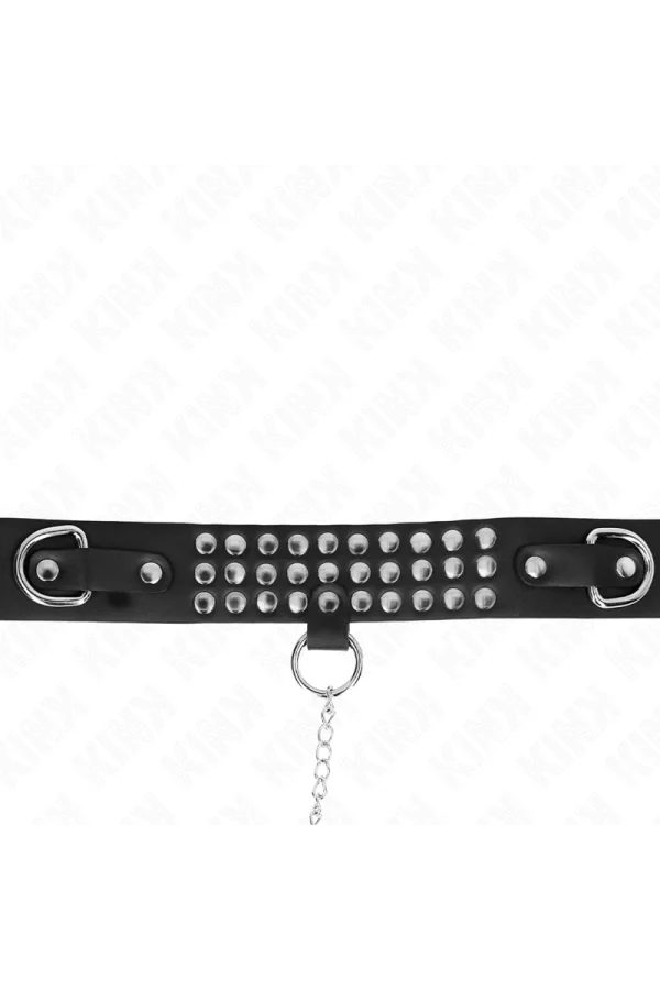 Halskette mit Band 65 cm Glänzend verstellbar 37-42 cm X 5,3 cm von Kink Collar & Gag