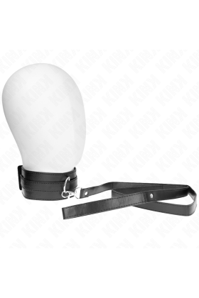 Halskette mit Gürtel 116 cm Modell 1 Verstellbar 36-43 cm X 5 cm von Kink Collar & Gag kaufen | Fesselliebe
