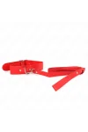 Halskette mit Gürtel 116 cm Rojo Gurt verstellbar 32-50 cm X 8 cm von Kink Collar & Gag