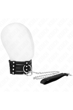 Halskette mit Gürtel 65 cm Sub Style Verstellbar 35-51 cm X 7 cm von Kink Collar & Gag kaufen | Fesselliebe