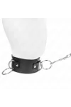 Halskette mit Leine 65 cm 3 Ring Modell 2 verstellbar 36-43 cm X 5 cm von Kink Collar & Gag