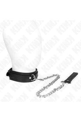 Halskette mit Schlangenmuster und Leine 65 cm von Kink Collar & Gag kaufen | Fesselliebe
