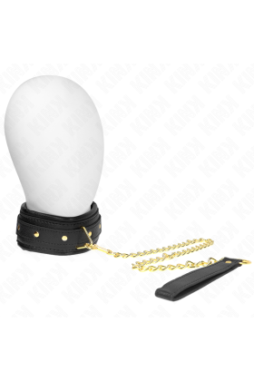 Halskette mit Schwammkunstlederband Modell 1 Verstellbar 37-54 cm X 3 cm von Kink Collar & Gag kaufen | Fesselliebe