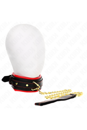 Halskette mit Schwammkunstlederband Modell 2 Verstellbar 37-54 cm X 3 cm von Kink Collar & Gag kaufen | Fesselliebe