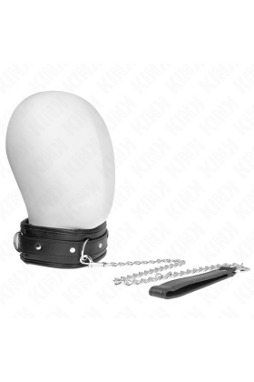 Halskette mit Schwammkunstlederband Modell 3 Verstellbar 37-54 cm X 3 cm von Kink Collar & Gag kaufen | Fesselliebe
