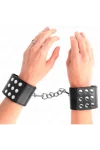 Handgelenkfesseln mit Druckverschluss Schwarz verstellbar 19-24 cm X 5,5 cm von Kink Wrist Restraint