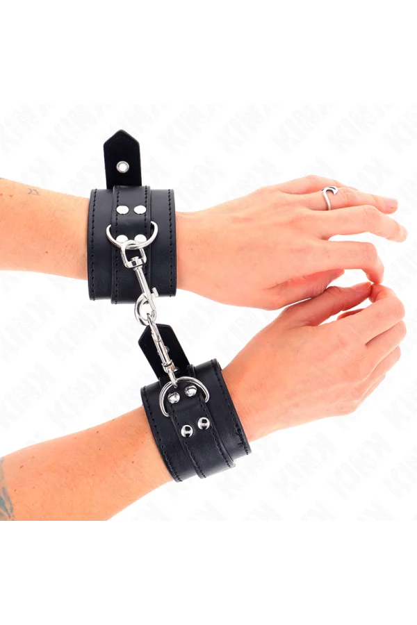 Handgelenkfesseln mit Nieten 35 X 6 cm von Kink Wrist Restraint