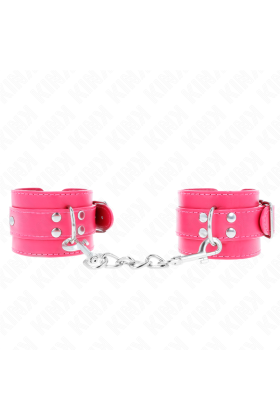 Handgelenkfesseln Raspberry Rose mit Raspberry Rose Futter Verstellbar 20-28 cm X 5,5 cm von Kink Wrist Restraint kaufen | Fesselliebe