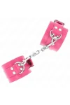 Handgelenkfesseln Raspberry Rose mit Raspberry Rose Futter verstellbar 20-28 cm X 5,5 cm von Kink Wrist Restraint