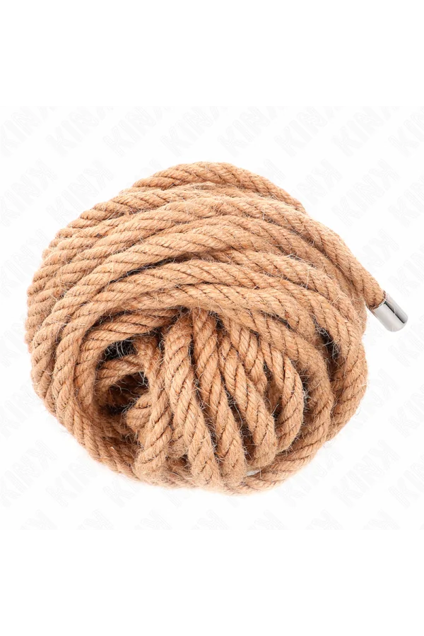 Hanfseil mit Metallkopf 10 Meter von Kink Rope Arts