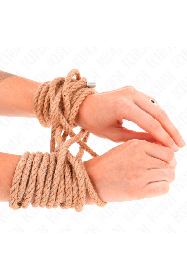 Hanfseil mit Metallkopf 10 Meter von Kink Rope Arts kaufen | Fesselliebe