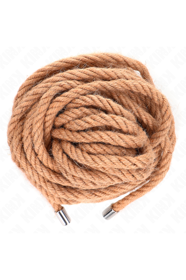 Hanfseil mit Metallkopf 10 Meter von Kink Rope Arts kaufen | Fesselliebe