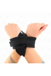 Kreuzmanschetten Schwarz 34 X 5,5 cm von Kink Wrist Restraint