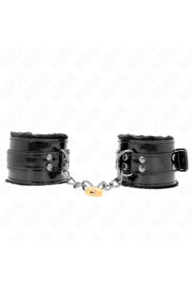 Leichte Handgelenksfesseln mit Kupferschloss, Verstellbar 17-29 cm X 5,5 cm von Kink Wrist Restraint kaufen | Fesselliebe