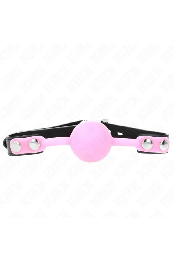 Leuchtender Silikonball 4 cm Knebel 60 X 2 cm von Kink Collar & Gag