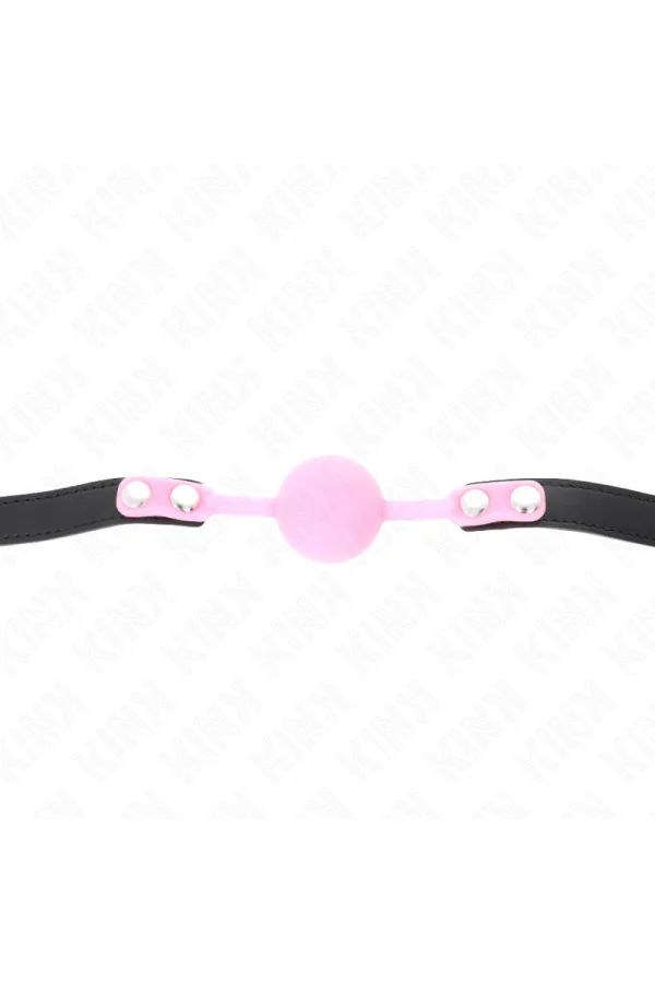 Leuchtender Silikonball 4 cm Knebel 60 X 2 cm von Kink Collar & Gag