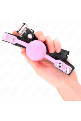Leuchtender Silikonball 4 cm Knebel 60 X 2 cm von Kink Collar & Gag kaufen | Fesselliebe