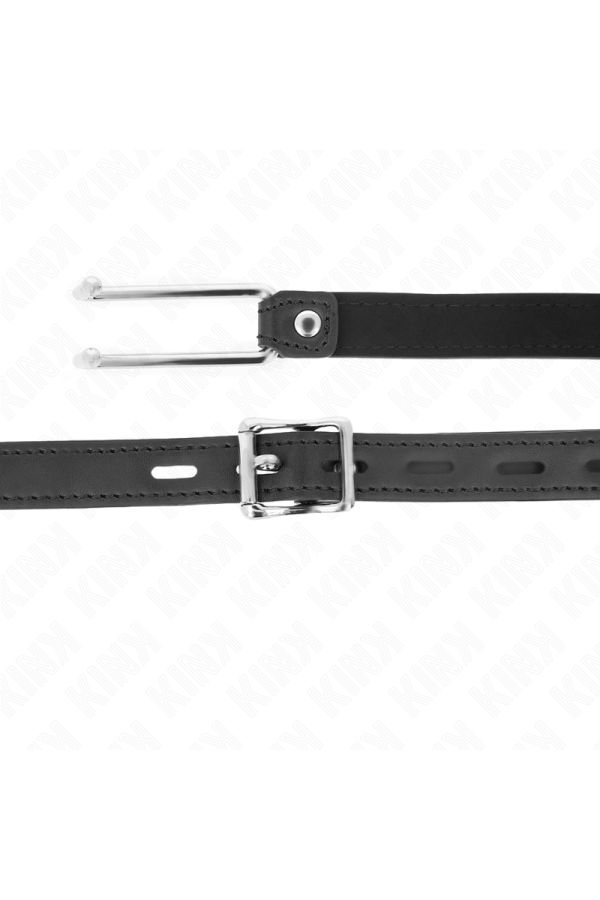 Metallhakenknebel 11,5 cm mit Kunstlederband Verstellbar 39-58 cm X 2 cm von Kink Collar & Gag kaufen | Fesselliebe