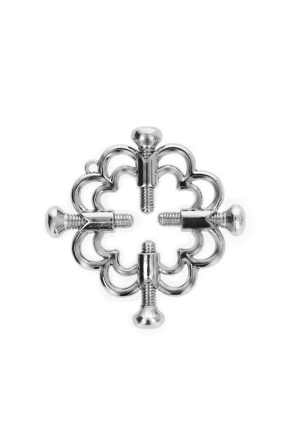 Metallische Blumen-Nippelklammern von Kink Nipple Grip