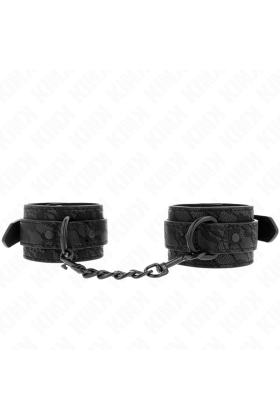 Mit Dunkler Spitze Überzogene Handgelenkmanschetten Verstellbar Schwarz 19-26 cm von Kink Wrist Restraint kaufen | Fesselliebe