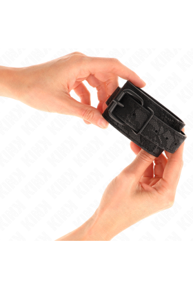 Mit Dunkler Spitze Überzogene Handgelenkmanschetten Verstellbar Schwarz 19-26 cm von Kink Wrist Restraint kaufen | Fesselliebe
