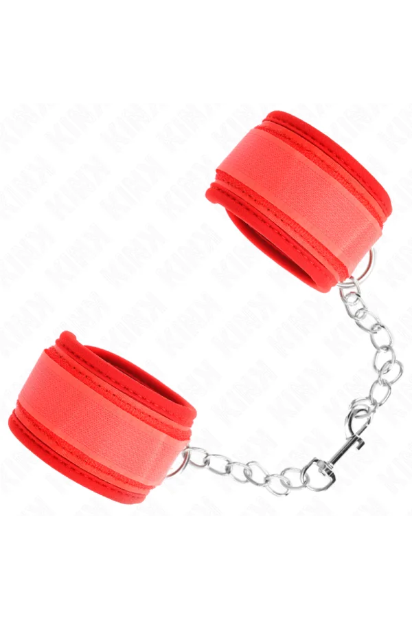 Neopren Handgelenkfesseln Rot 42 X 5 cm von Kink Wrist Restraint