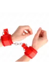 Neopren Handgelenkfesseln Rot 42 X 5 cm von Kink Wrist Restraint