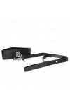 Nietenleine 116 cm Halsband mit Kunstlederband 50 X 5 cm von Kink Collar & Gag