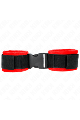 Nylon Bind Klett-Handfesseln Schwarz Modell 1 Verstellbar 25-35 cm X 6 cm von Kink Wrist Restraint kaufen | Fesselliebe