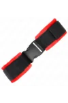 Nylon Bind Klett-Handfesseln Schwarz Modell 1 verstellbar 25-35 cm X 6 cm von Kink Wrist Restraint