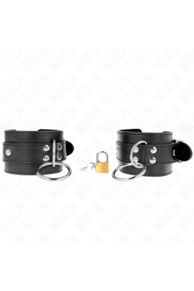 O-Ring Verriegelte Handgelenkfesseln Schwarz Verstellbar 20-28 cm X 5,5 cm von Kink Wrist Restraint kaufen | Fesselliebe