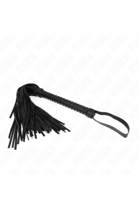 Peitsche mit Schwarzem Strukturiertem Griff 48,5 cm von Kink Impact & Touch kaufen | Fesselliebe