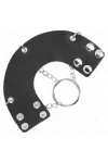 Penisring 4 cm Kette 7 cm Metall mit Ledergurte von Kink Ring Power