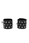 Punk Handgelenkfesseln mit Spikes 25 X 6 cm von Kink Wrist Restraint