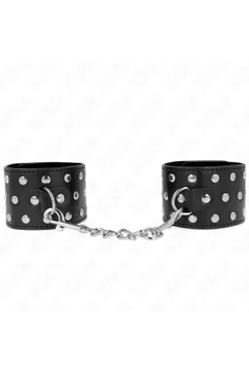 Punk Handgelenkfesseln verstellbar 19-24 cm X 5,5 cm von Kink Wrist Restraint