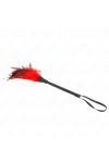 Red Maids Hornform Tickle Hühnerfedern 36 cm von Kink Impact & Touch