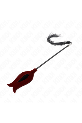 Rosenform Quastenpeitsche aus Silikon 45 cm von Kink Impact & Touch kaufen | Fesselliebe