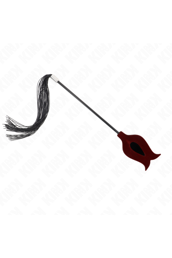 Rosenform Quastenpeitsche aus Silikon 45 cm von Kink Impact & Touch kaufen | Fesselliebe