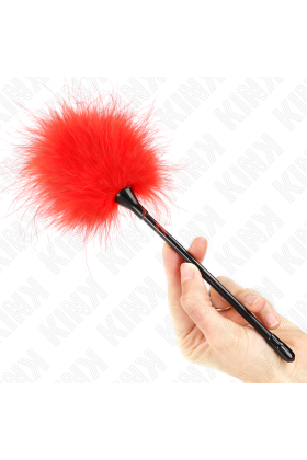 Rote Kitzelfedern für das Bondage-Set 27 cm von Kink Impact & Touch kaufen | Fesselliebe
