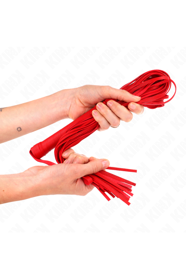 Rote Weich-Pvc-Peitsche 70 cm von Kink Impact & Touch kaufen | Fesselliebe