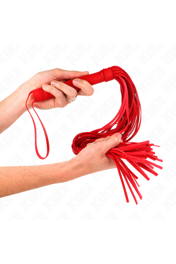 Rote Weich-Pvc-Peitsche 70 cm von Kink Impact & Touch kaufen | Fesselliebe